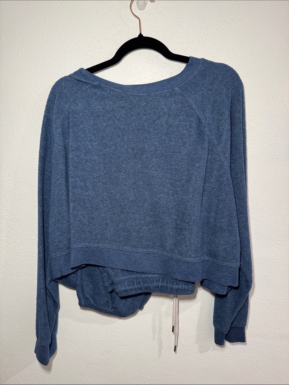 Blue Cozy Lightweight Sweatshirt Set